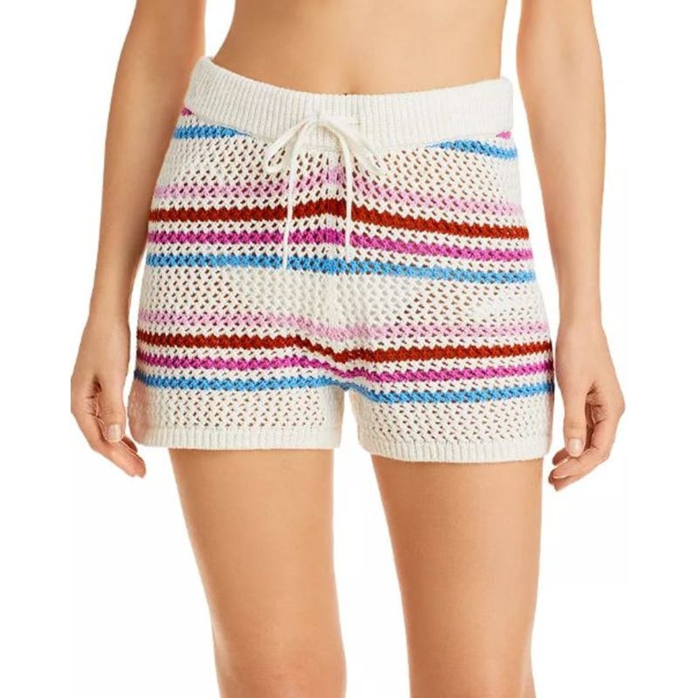 L*Space On The Horizon Striped Shorts Swim Cover-Up NWT Size XL